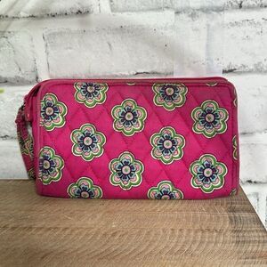 Vera Bradley Pink Swirls Large Wallet